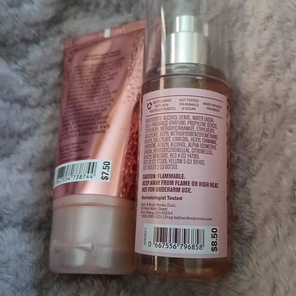 ‼️ FINAL PRICE‼️🧞‍♀️ B&BW ' Thousand Wishes' Travel Size Body Mist & Cream - Picture 2 of 3